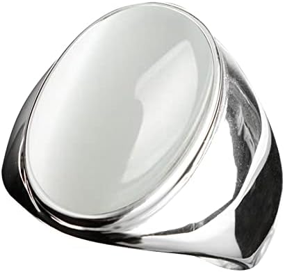 2023 година Нов не'рѓосувачки челик вештачки мачки за очи, камена прстен титаниум челик прстен женски годишнини прстени