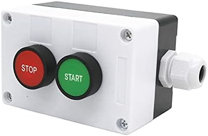DFAMIN AC 660V 10A моментално стартување/стоп црвено зелена знак Не NC Push копче за прекинувач на копчето