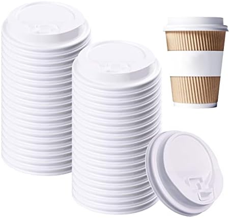Крис.В 50 Брои Капаци За Чаши За Кафе За Еднократна Употреба Капаци За Чаши За Кафе Купола Пластични Капаци За Рециклирање Пластичен Капак За
