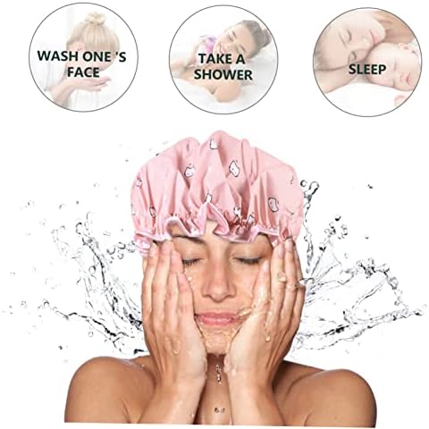 Заздравуваат 4 парчиња еластични капачиња за туширање за коса за жени женски капачиња за туширање дами капачиња капа за сушење на косата