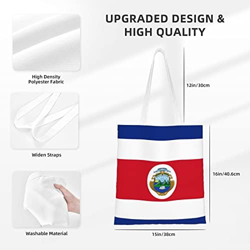 Евмар Костарика знаме на знамето за платно, удобна и лесна, погодна за патувања за шопинг, големина /