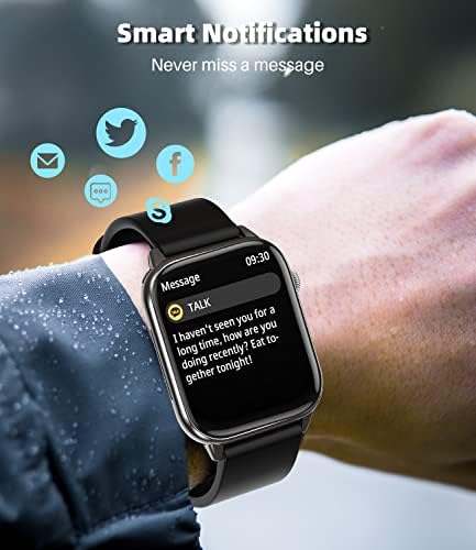 Паметен Часовник, 1.68 Фитнес Тракер Паметен Часовник За Android iPhone Со Педометар За Монитор За Спиење На Отчукувањата На