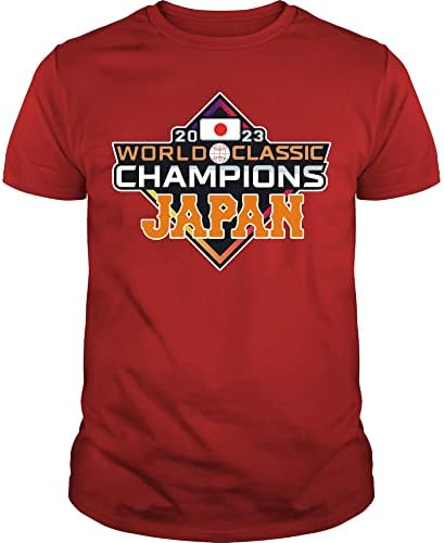 Јапонија Бејзбол Светски шампион Бејзбол Класик 2023 кошула јапонски тим Светски класичен самурај шампион маица