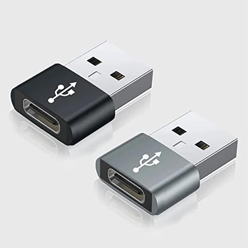 USB-C женски до USB машки брз адаптер компатибилен со вашиот LG vs988 за полнач, синхронизација, OTG уреди како тастатура, глушец, поштенски