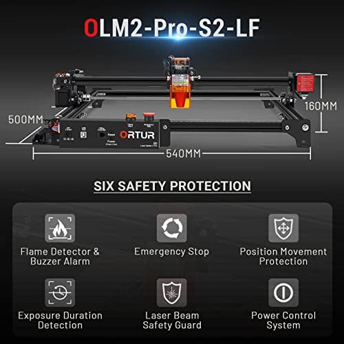 Ortur Laser Master 2 Pro S2 LF со 50L Airsit Assit Pumb Combo