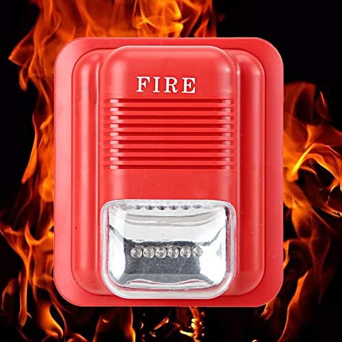 Alarm Alarm DC12V/24V звук и светло за заштита на пожари за заштита на пожари предупредување за сирениот систем за безбедност на сирената Звук