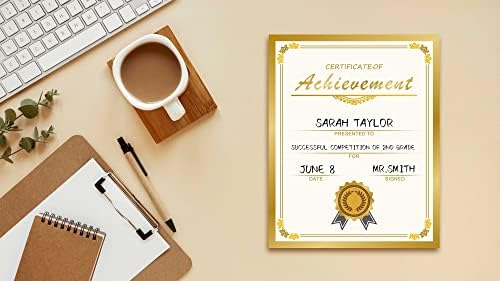 Златен Сертификат За Достигнување, Предучилишна Градинка Диплома Сертификати За Деца, Дипломирање Сертификати За Завршување Награда, Студент