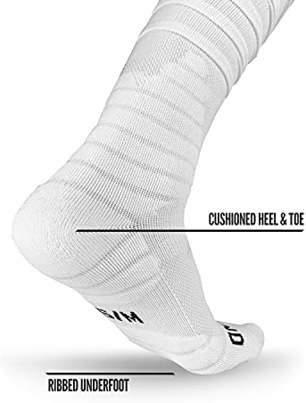NXTRND XTD Scrunch Фудбалски Чорапи, Екстра Долги Поместена Спортски Чорапи за Мажи &засилувач; Момчиња