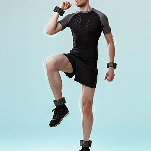Тежини на зглобот и глужд - сет од 2, тегови на отпорност на тренингот за вежбање, џогирање, јога, салата, обука за сила