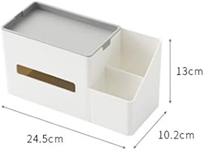 Кутија за крпи за хартија SDGH, дневна соба, далечински управувач, кутија за складирање на десктоп, фиока за хартија, кутија за