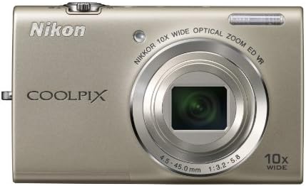 Nikon Coolpix S6200 16 MP дигитална камера со 10x оптички зум Nikkor Ed Glass Lens и HD 720P видео