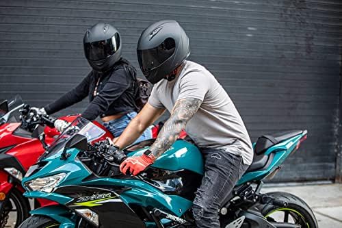 VCAN VX лесен моторцикл со целосен моторцикл уличен велосипед шлемот со дополнителен затемнет визир, CoolMax Technology & OTG Ready, Dot