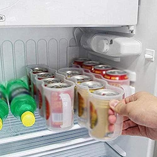Пластична сода пиво може да има држач за складирање за организатор на фрижидер за фрижидер решетката G3H6 кујнски заштедувачи на просторот