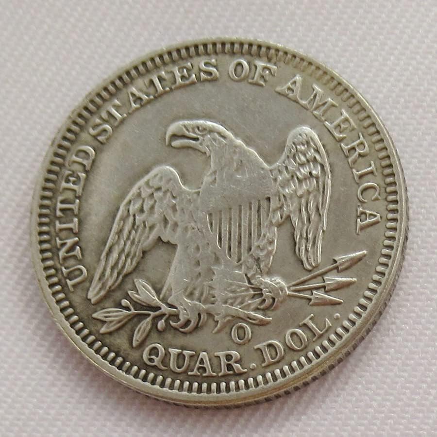 Сад 25 Цент Знаме 1842 Сребрена Реплика Комеморативна Монета