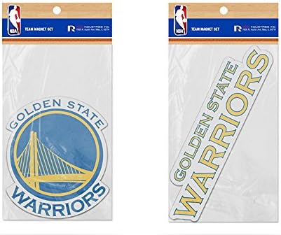 НБА Голден Стејт Вориорс со 2-пакети сет на магнет за лого на тимот