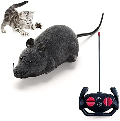 Giveme5 далечински управувач лажен стаорец реалистички глушец глувци глувци глувци RC играчки мачки глувци животни интерактивни играчки