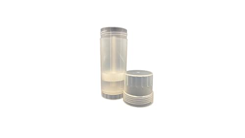 Контејнер со природен дезодоранс - празен - 2 унца - Пластична цевка за полнење на пресврт за дезодоранси за DIY - козметички занаети