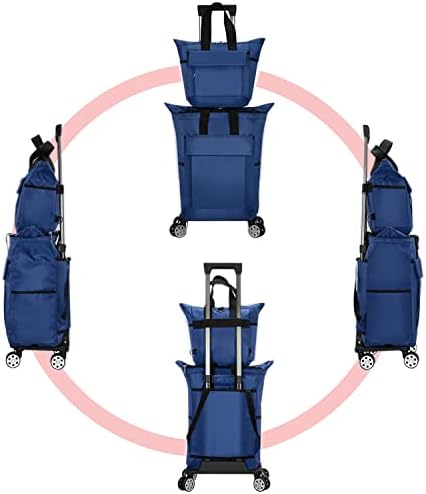 Елда тркалачки ранец за жени ролери за жени поставени за училишно тркало носење на багаж
