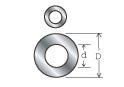 Алатка Амана - 67132 челична рамно заклучување мијалник 3/8 Целокупна DIA X 1/4 Внатрешна диа