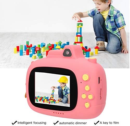 Детска камера Jiawu, видео камера мини пред/задна двојна снимка дигитален 2.4inch Електронски подарок HD за фотографирање за снимање
