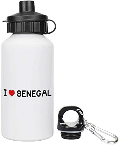 Azeeda 600ml 'Јас го сакам Сенегал' шише за еднократно вода / пијалоци