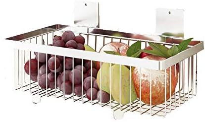 ZSH-две зачини за зачини кујнски полица за зеленчук од не'рѓосувачки челик Не'рѓосувачки решетки за складирање