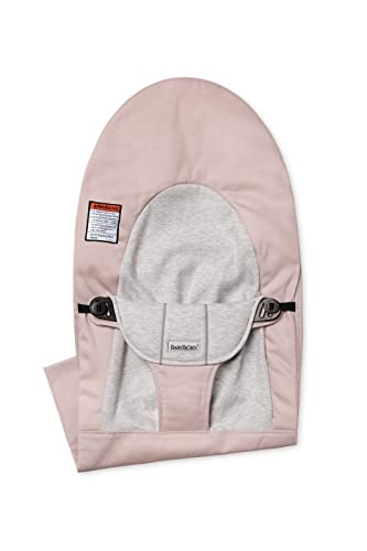 Babybjörn ткаенина седиште за отскокнувач, памук/дрес, светло розова/сива боја