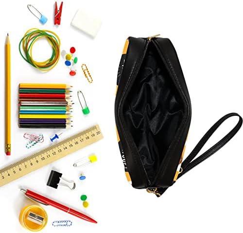 Colourlife Pencil Case Tagks Akita Dog кожа патент торбичка торба шминка козметичка торба држач за моливи за возрасни момчиња девојчиња