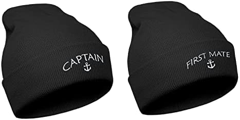 2 пакет капетан Капетан за прв другар капа/бејзбол капа/гравчиња за мажи за мажи кои пловеат морски морнар совршени наутички подароци