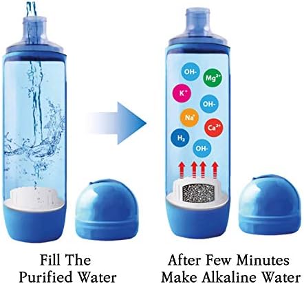 Касета за замена на филтер за вода Bio Cera за алкален водород антиоксиданс спортско шише со вода, преносно филтрирано шише со