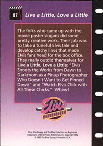 1992 Реката Група Колекцијата Елвис Неспорт 87 луѓето кои излегоа Со Филмот Постер Официјална Картичка За Тргување Со Стандардна Големина