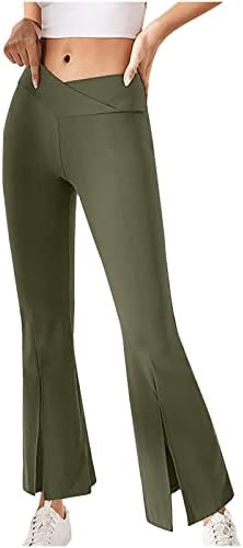 HOT6SL хеланки со џебови за жени, женски јога панталони со високи хеланки на половината контрола на стомакот Атлетски тренингот