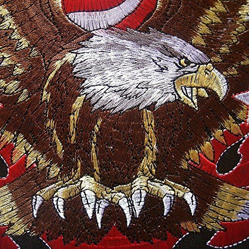 5 парчиња големи патриотски орел американски знамиња извезено железо на закрпи