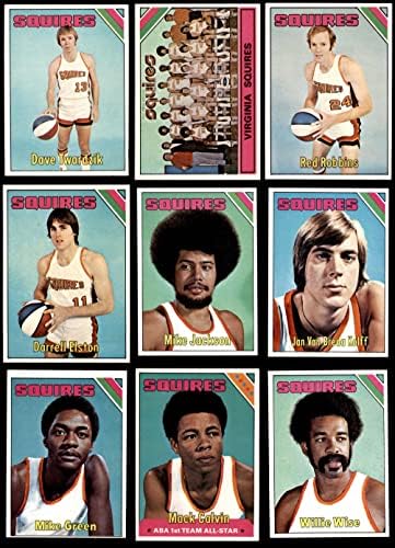 1975-76 Топс Тимот На Вирџинија Скваерс Ја Постави Вирџинија Скваерс Нм Скваерс