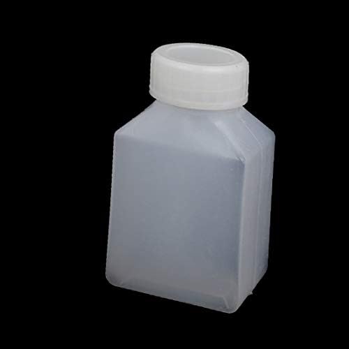 X - DREE 50ml HDPE Пластично Шише Транспарентно Diy Квадратно Шише w Покритие (Botella de plastico HDPE 50ml Транспарентен DIY Cuadrado