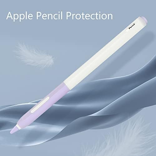 Doormoon Pencil Case Компатибилен за 2 -та генерација на Apple Pencil, капакот на молив за iPad молив со држач за молив и капакот на NIB