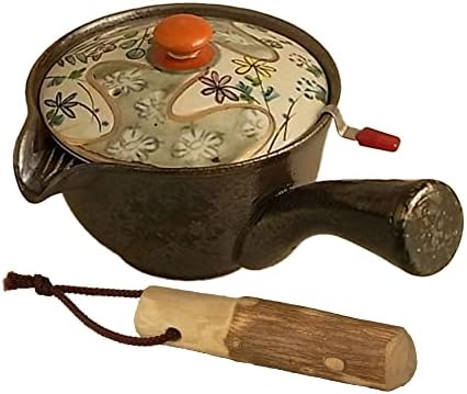 Бран Гребен Малтер Чајник И Толчник, Чајник Со Цедалка, Направен Во Јапонија, Бел