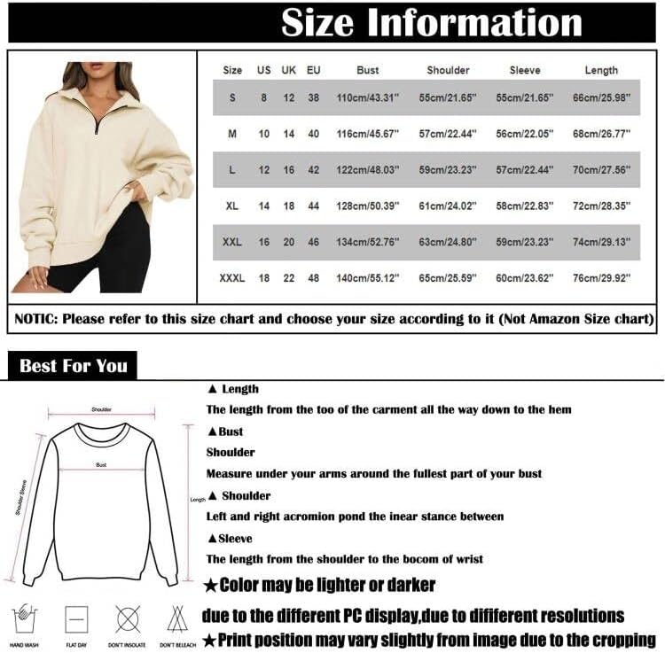Nokmopo Работни џемпери за жени обични модни модни долги ракави солидна боја патент џеб џеб џеб врвен плетен пулвер врвот на врвот