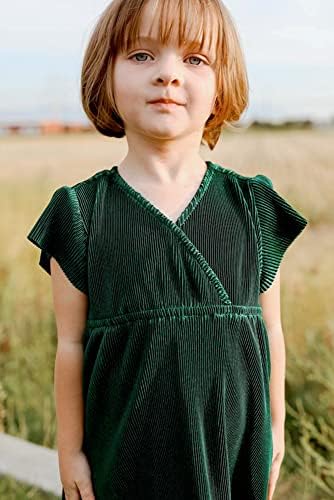 Фустани за девојчиња во Моагис Дете девојки Бохо есен фустан за мали девојчиња со големина 1Т-6Т