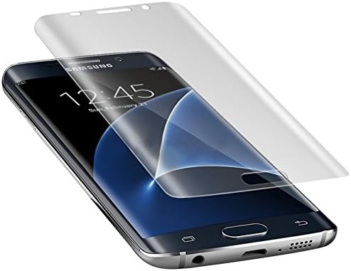 Galaxy S7 Edge Заштитник На Екранот [Целосна 3d Покриеност], TANTEK [Анти-Меур] [HD Ултра Јасна] Пет Филм Закривен Раб До Работ Заштитник На Екранот