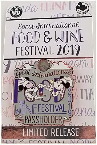 Дизни Пин-мики &засилувач; Мини Маус - Епкот Храна &засилувач; Вино Фестивал 2019 Логото-Пасош