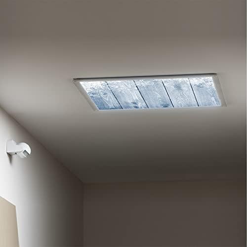 Флуоресцентни светлосни покрива на Lorougei за училница канцеларија-зимска шема-светлосна светлина филтри за таванот LED тавански