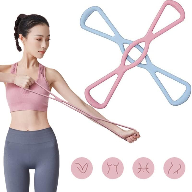 Осум со фитнес опрема за фитнес со јога со осум карактери што се протегаат за обука на мускулите на рамената убавина за вежбање