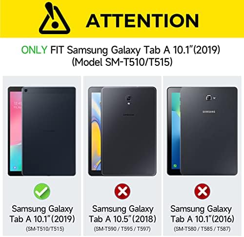 Торета Детски Случај За Samsung Galaxy Tab 10.1 SM-T510/T515, Мала Тежина Отпорен НА Удари Eva Деца-Пријателски Заштитни Кабриолет Штанд