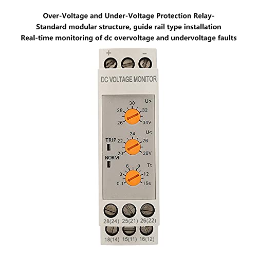 Релеј за мониторинг на напон на напон на напон на напон, со преголем прекин на прекин на пределот на низок напон 24V Водич за пренасочување