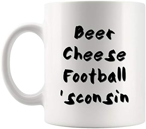 Маица за подароци за пиво чаша чаша - пиво сирење Фудбалски копачки подароци - чаши чаши за кафе
