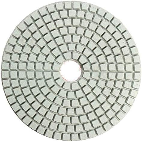 Алатка за полирање на Zuqiee, 8 парчиња 4 инчи 50 до 3000 лесни подлошки за полирање на дијаманти за гранит камен бетонски мермер