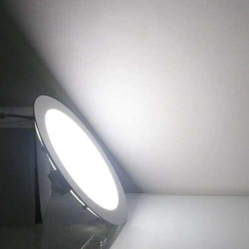 Esbaybulbs 7 Инчи 18W LED Вдлабнати Таванот Светлина, LED Вдлабнати Осветлување Retrofit 6000K Дневна Светлина Бела Ултра-Тенки