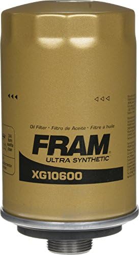 Fram Ultra Synthetic Automotive Filter Filter Oil, дизајниран за промени во синтетичко масло што трае до 20 килограми милји, XG10600