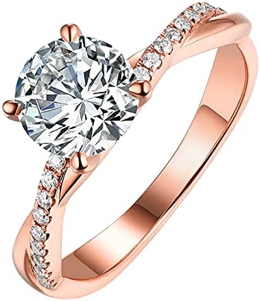 2023 Нов 511 златен накит жени прстени бели 925 свадбени прстени со големина на ринг -рингс.